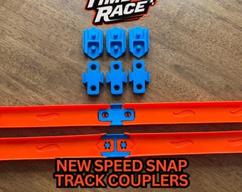 Speed Snap Track Kupplungen - Hot Wheels Kompatibel 6er Set