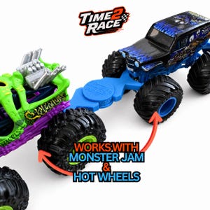 Conectores para trenes Monster Truck - Adaptadores universales para trenes Hot Wheels y Monster Jam (paquete de 4) imagen 2