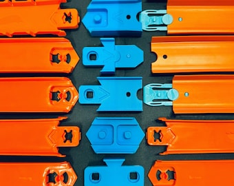 Speed Snap Track Connectors – Hot Wheels Compatible, Mix Match Adapters