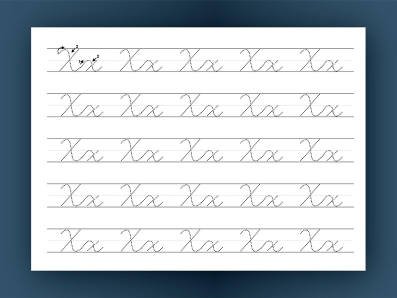 Cursive Aa–zz Tracing Worksheets | Learn Cursive Handwriting ...