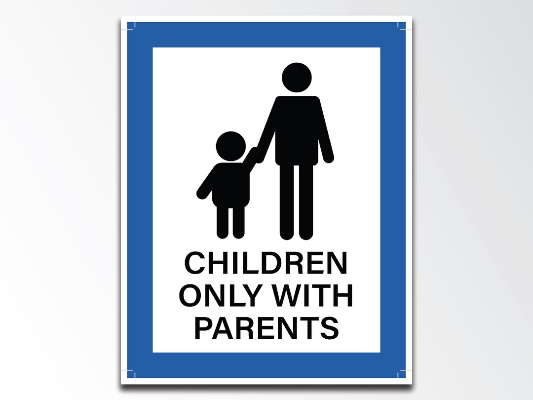 Children With Parents Sign - Etsy