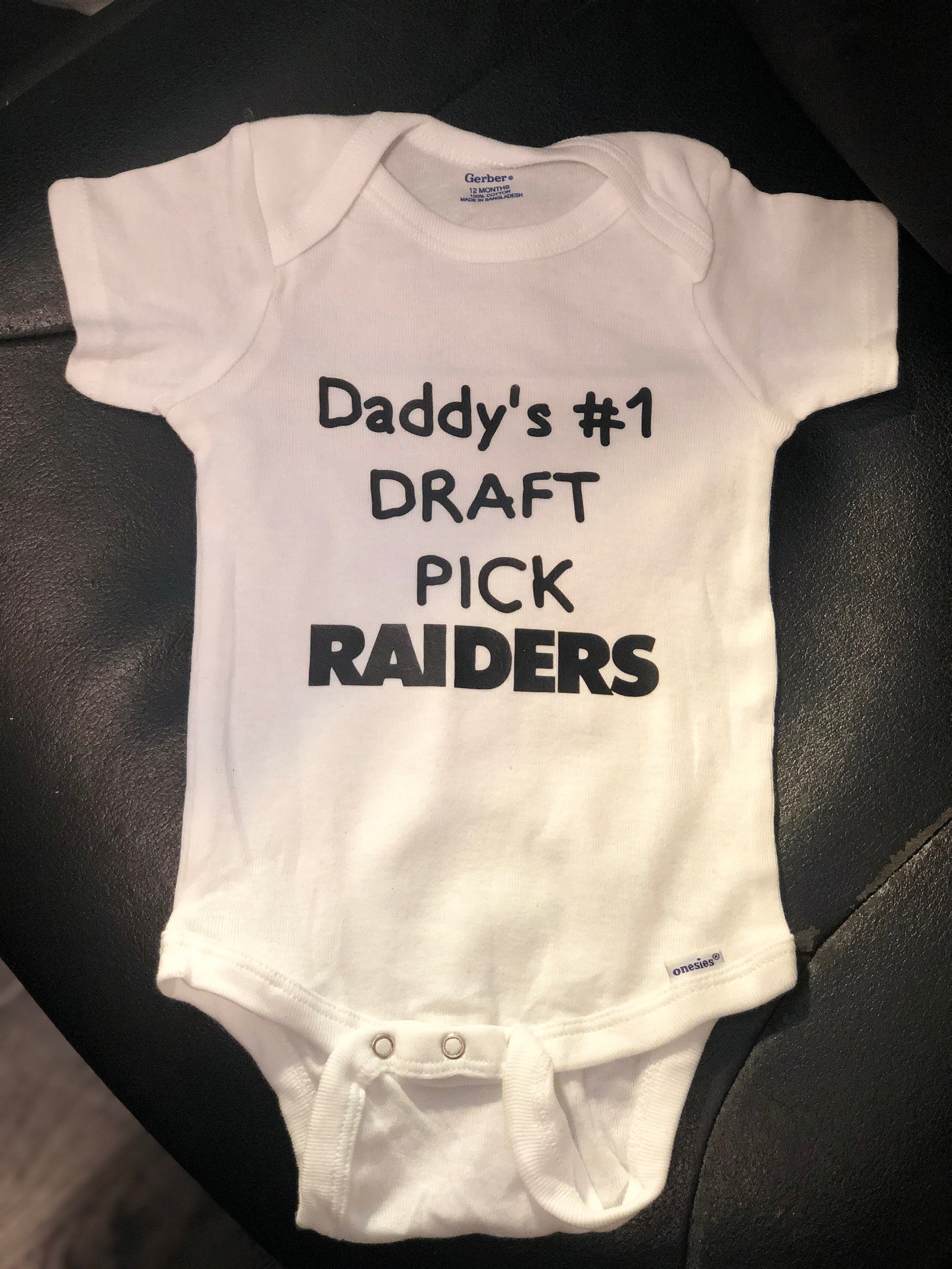 Toddler Black Las Vegas Raiders Draft Pick Pullover Hoodie