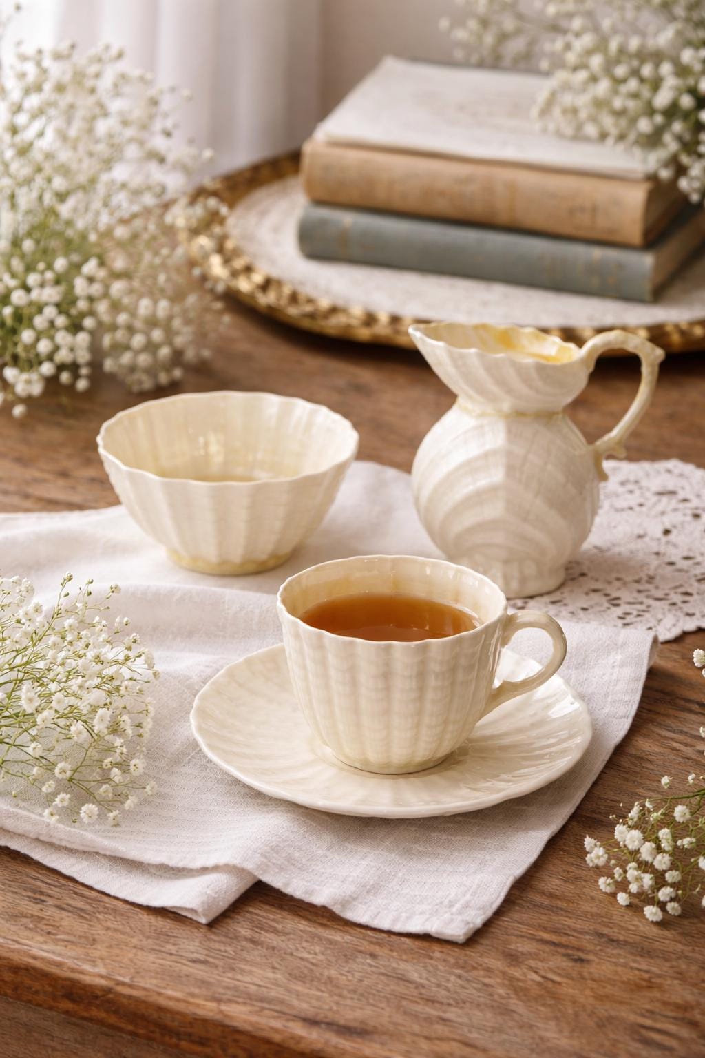 Belleek tea set - Etsy 日本