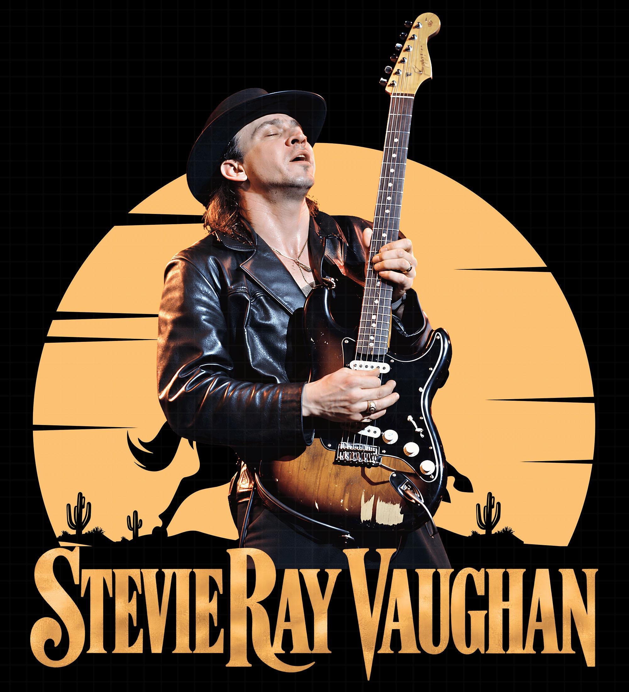 Stevie Ray Vaughan Svg - Etsy