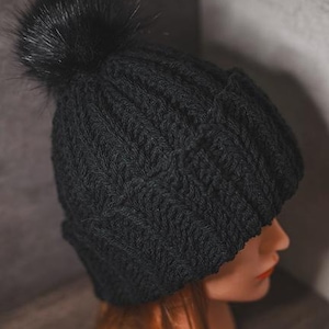 Crochet Beanie, Stretchy Rib Pattern. Comes in a few colors