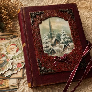 Handmade Vintage Junk Journal Christmas - Etsy