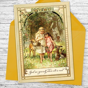 See Yourself When All Is New - Encouraging Greeting Card