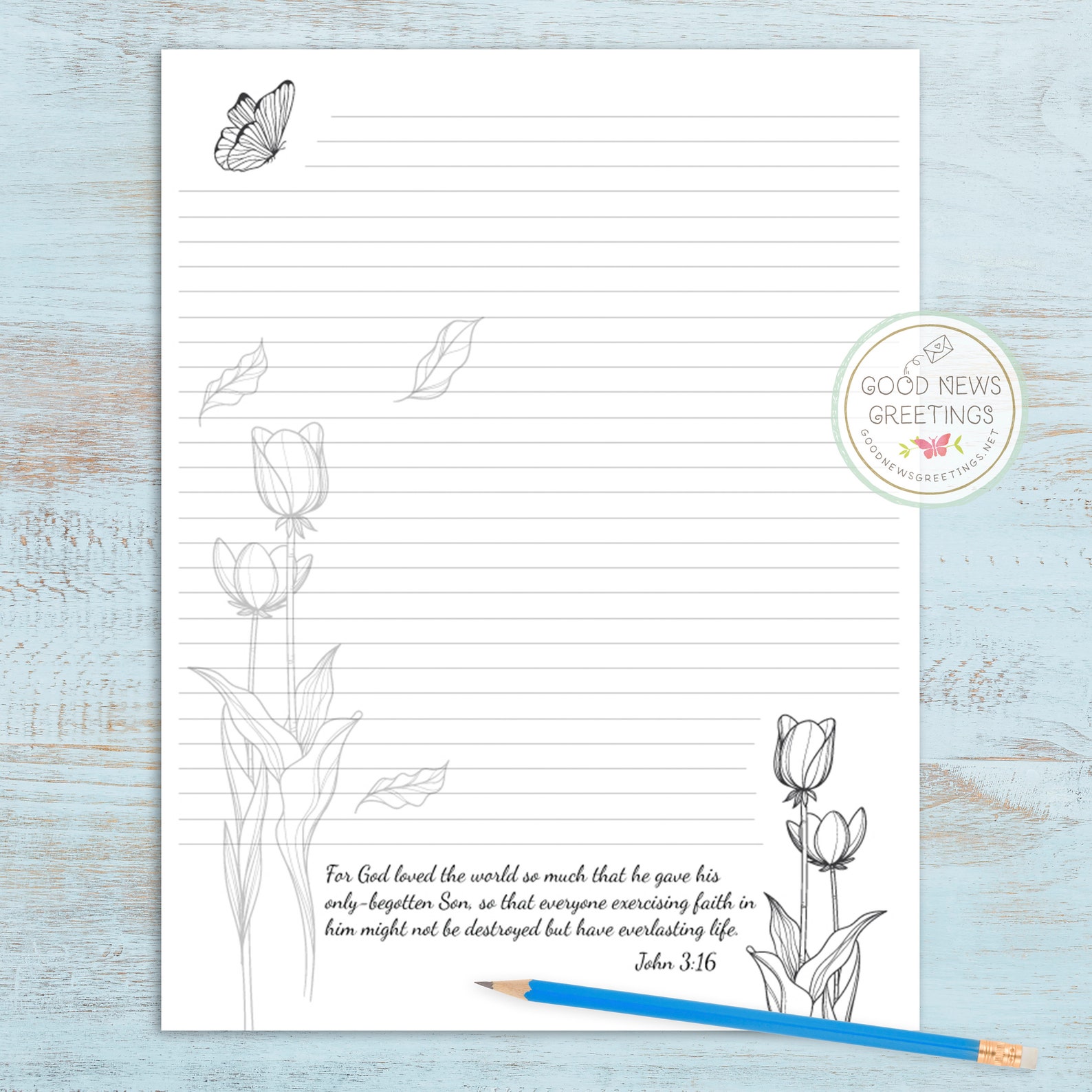 JW Letter Writing Paper for Memorial Instant Digital Etsy UK