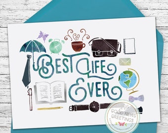 Best Life Brother - Greeting Card