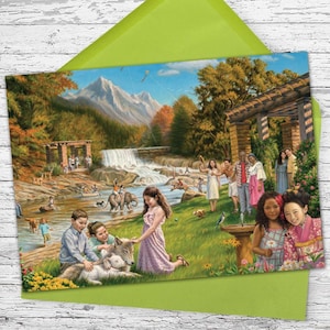 Life in Paradise - Greeting Card