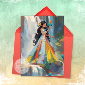 Birds in Paradise - Greeting Card