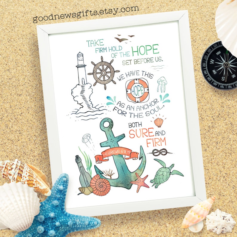 Anchor of Hope Printable Digital Download - Etsy