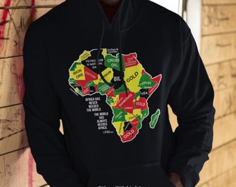 africa continent sweatshirt