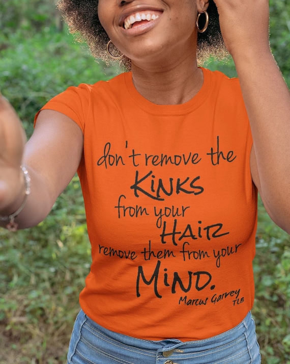 Don't remove the kinks from your hair |Marcus Garvey| Unisex Jersey Short Sleeve Tee