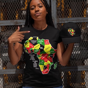 Africa Has Never Needed the WorldUnisex TeeAfrican TshirtThe Motherland tshirtAfrican gold image 1