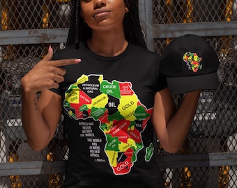 Africa Has Never Needed the World|Unisex Tee|African Tshirt|The Motherland tshirt|African gold