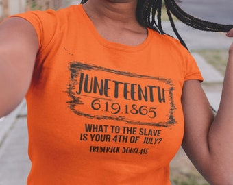 Juneteenth Independence Day| Black History |Frederick Douglas |UNISEX Short Sleeve Tee