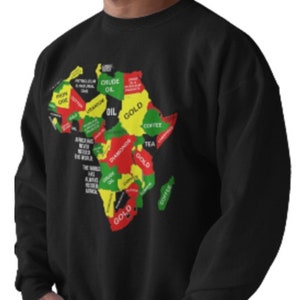 world craft collective Hooded Africa Continent Sweatshirt world craft collective Hooded Africa Continent Sweatshirt