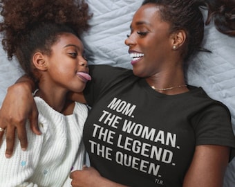 Mother's Day Mom |The Legend |The Queen T-shirt| Unisex Short Sleeve Tee|Mothers Day Gift|Mama|Royal Mom|Strong Woman