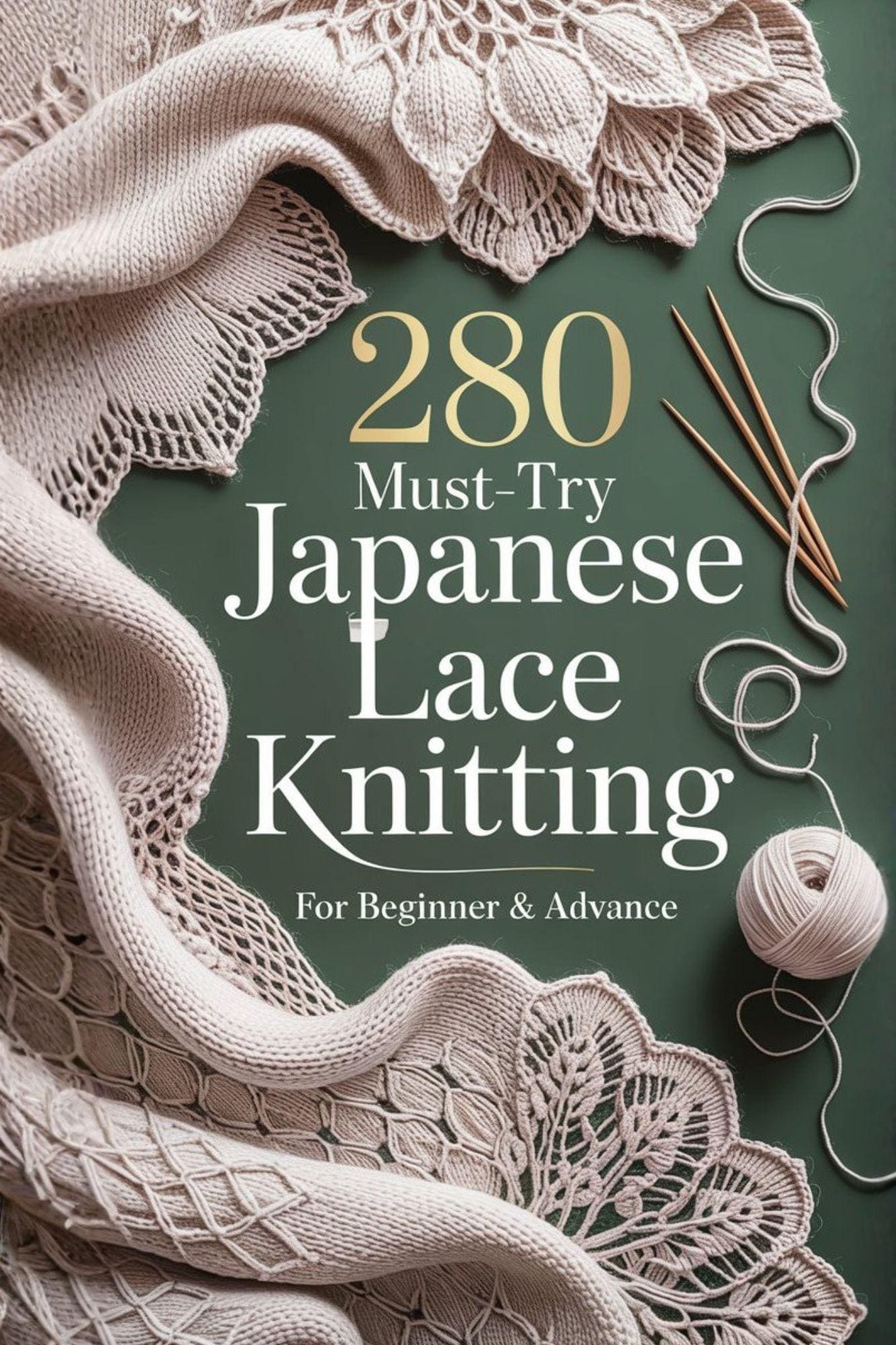 280 Must-try Japanese Lace Knitting. for Beginner & Advance [ebook