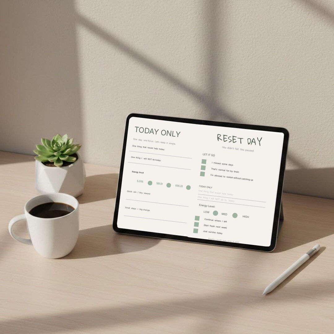 ADHD Entrepreneur Digital Planner | Weekly Focus Planner | Goodnotes ...