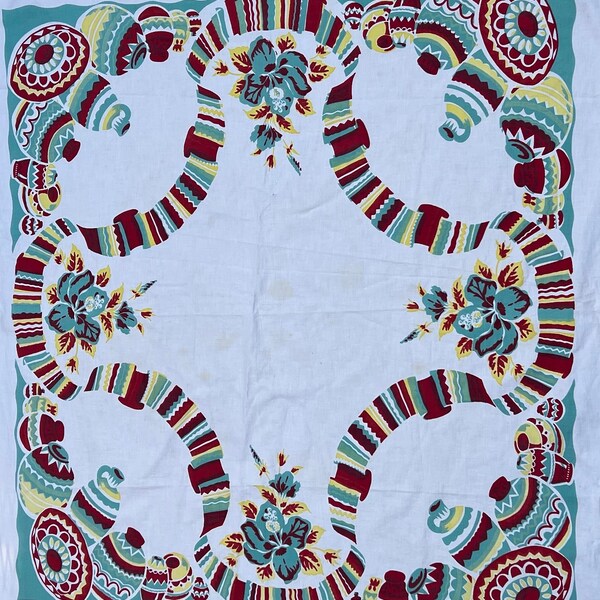 Vintage Tablecloths Etsy