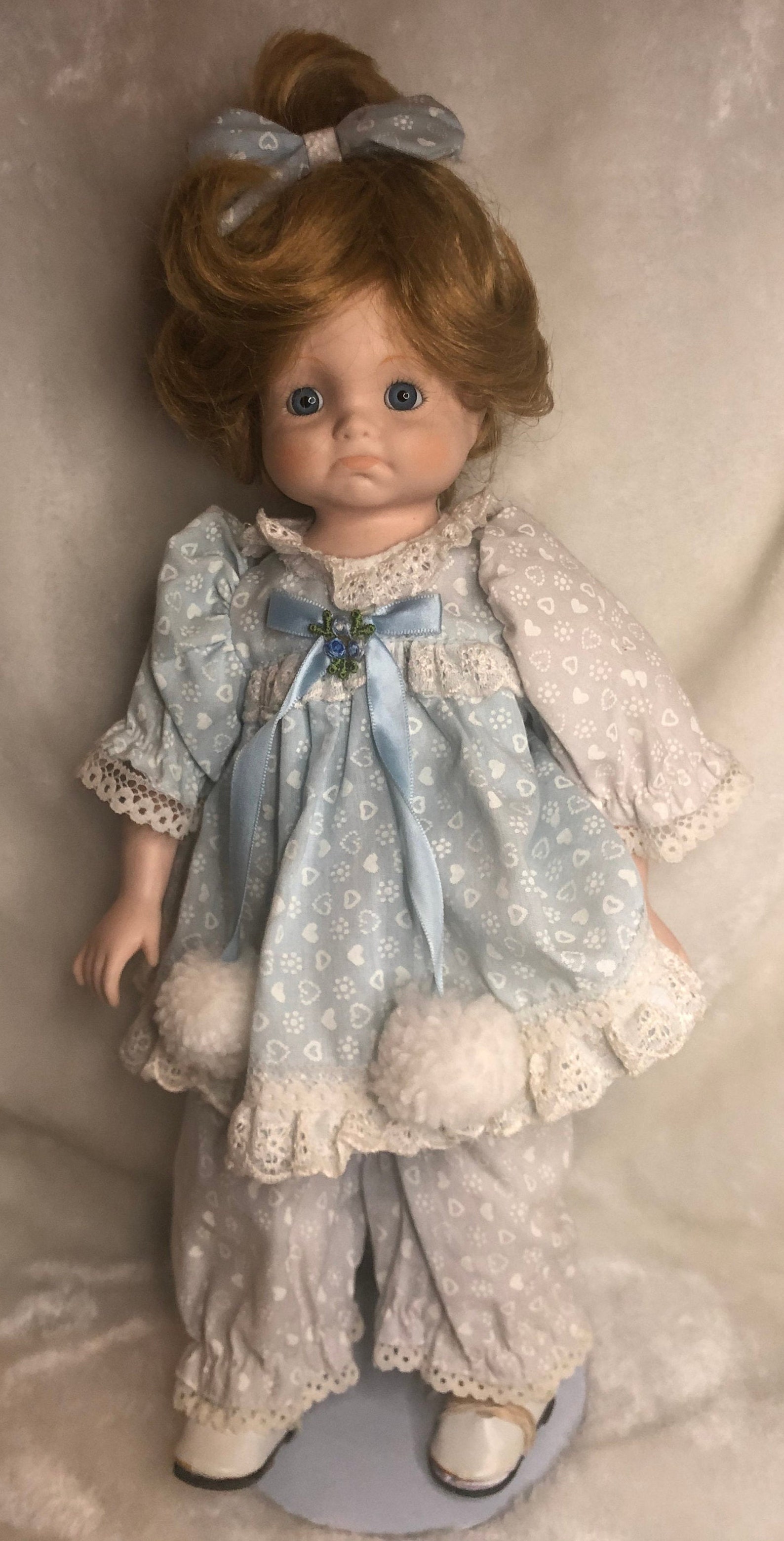 13 Bradley Original Collectible Doll in blue with brown Etsy