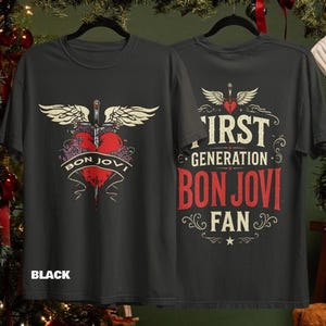 Unisex Custom Bon Jovi  Shirt, Forever Tour Concert Tee, Classic Rock Band T-Shirt, Music Lover Gift