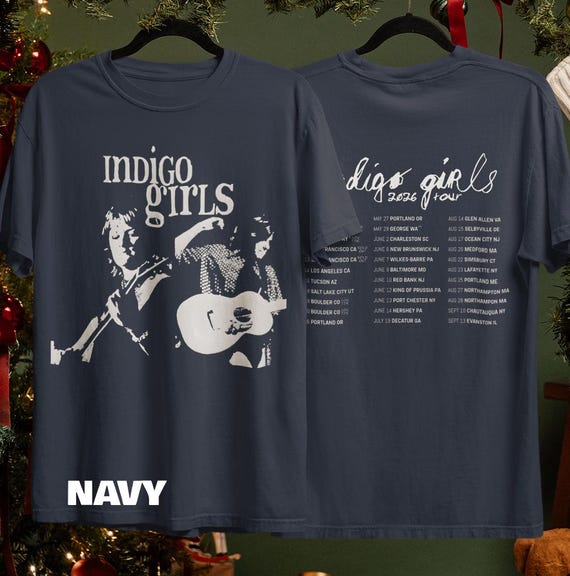 Indigo Girls Band T-shirt – Unisex Folk Rock Graphic Tee for Men