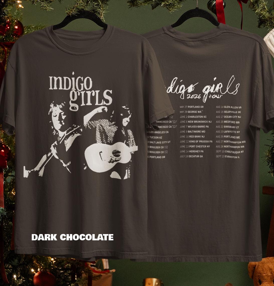 Indigo Girls Band T-shirt – Unisex Folk Rock Graphic Tee for Men