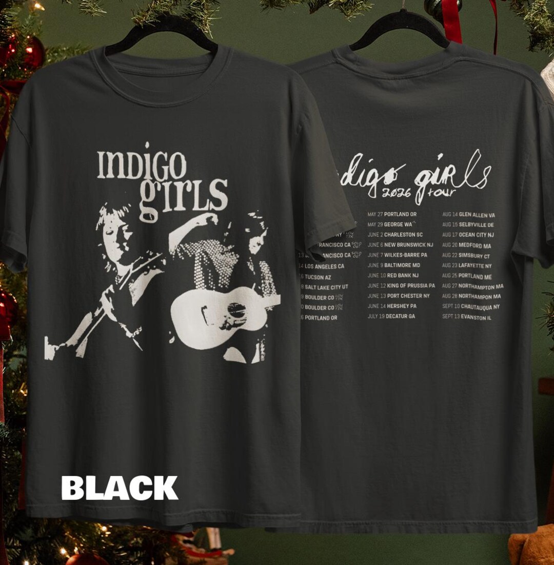 Indigo Girls Band T-shirt – Unisex Folk Rock Graphic Tee for Men