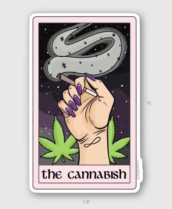 16 Weed Marijuana Cannabis Parody Vinyl Stickers 