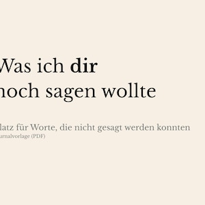 Ce que je voulais encore te dire - Pour des mots qui ne pourront jamais être dits - Journal d'écriture (PDF)