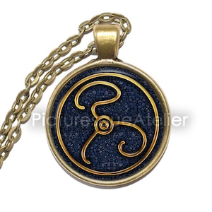 Collana/Portachiavi HASTUR, Fiamma Vivente, LOVECRAFT, LOVECRAFTIAN, Mito di Cthulhu, Sigillo, Ciondolo in vetro, Gioielli fatti a mano, Ciondolo artistico