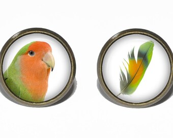 lovebird earrings