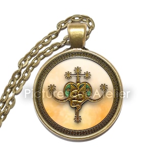 MARIE LAVEAU Necklace, Voodoo, Practitioner, Midwife, Herbalist, Creole, Louisiana, Art Pendant Necklace, Glass Pendant