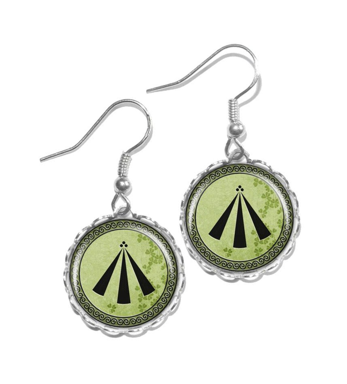 AWEN SYMBOL Earrings, Celtic, Flowing Spirit, Inspiration, Spiritual ...