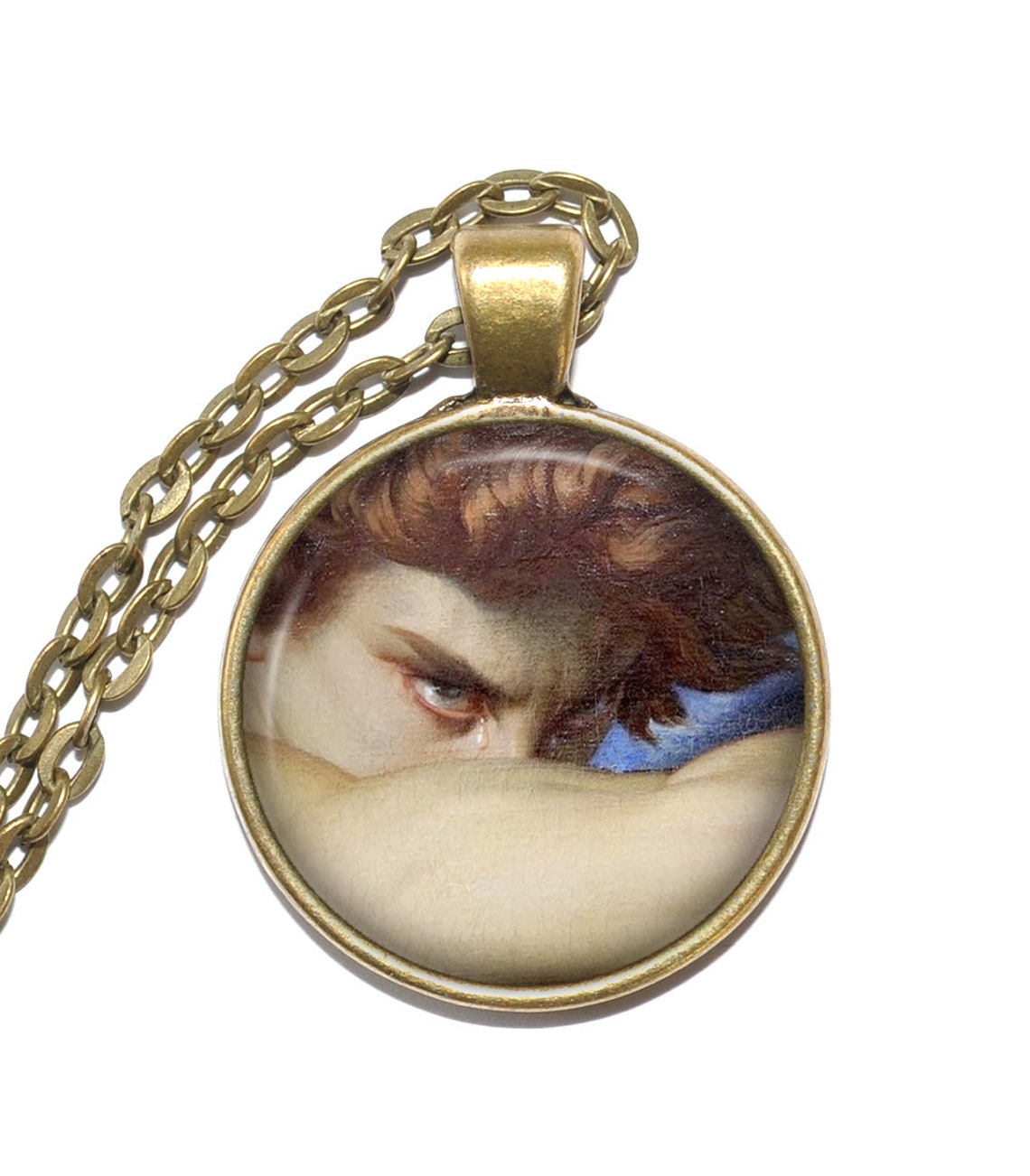 COLLANA ANGELO CADUTO L'Ange Dechu Alexandre Cabanel Etsy