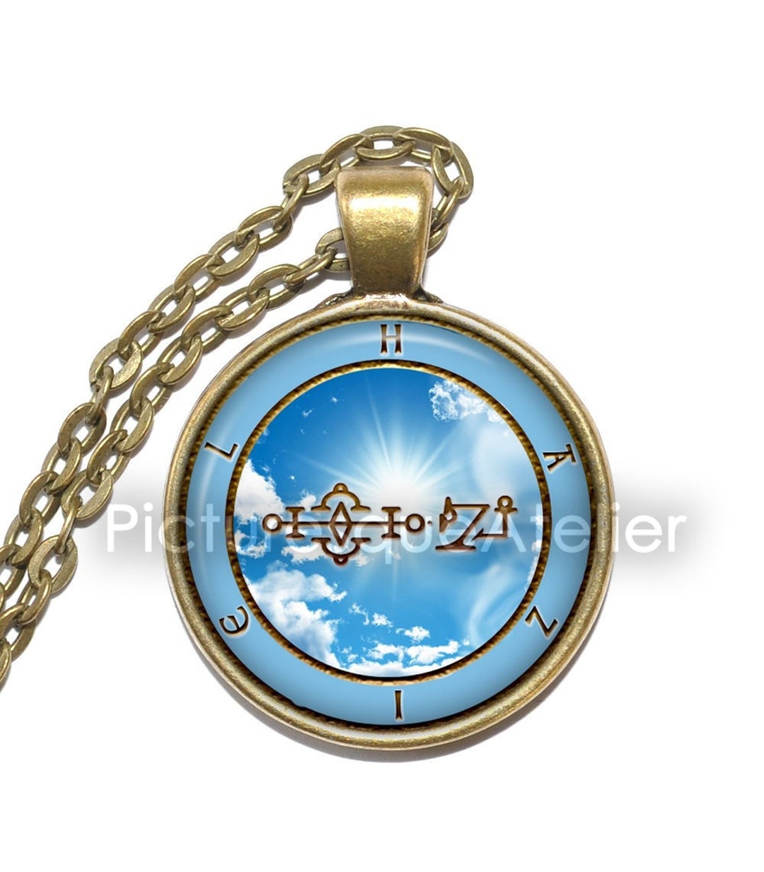 ANGEL HAZIEL SEAL Necklace/keyring, Guardian Angel, May 1