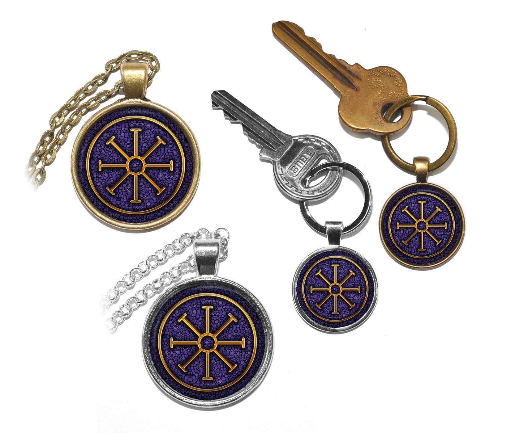 AZATHOTH Necklace/keyring, Daemon Sultan, LOVECRAFT, LOVECRAFTIAN