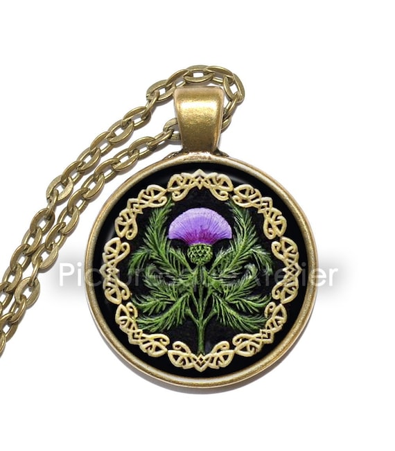 Vlinder keltische knoop ketting met een Amethist steentje - Spirituele winkel