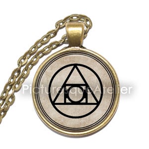 HERMETIC SEAL of LIGHT Necklace, Hermes Trismegistus, Divine Protection, Preservation of Sacred Knowledge, Spiritual Illumination, Keyring