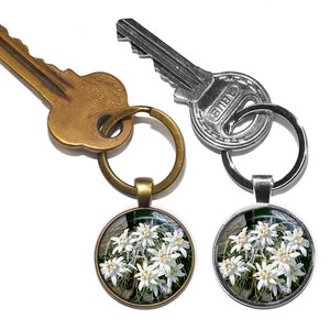 EDELWEISS Necklace/keyring, Flower Necklace, Mountain Flower ...
