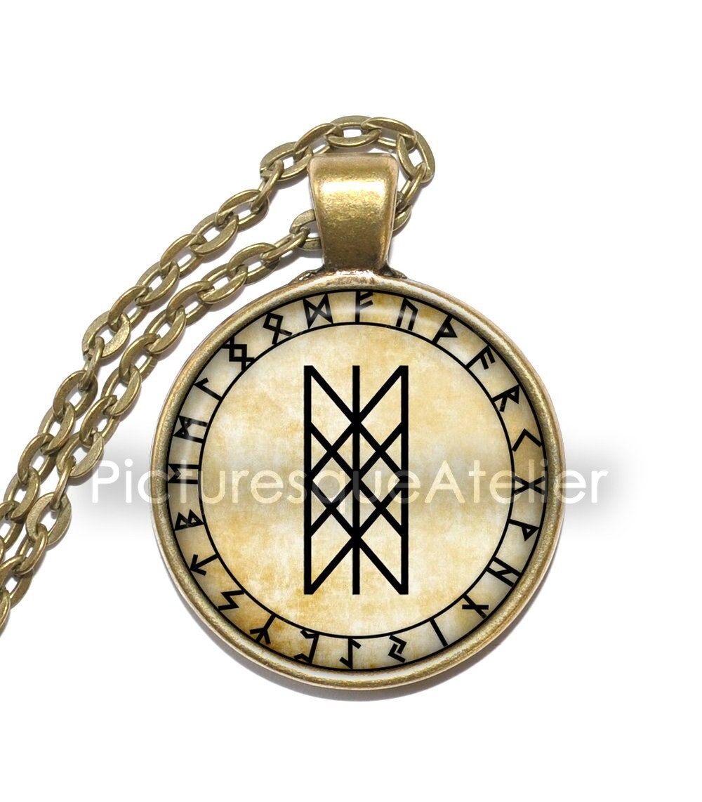 WEB OF WYRD Necklace, Asatru, Past, Present, Future, Urðr, Skuld, Verðandi, Norse Mythology, Skuld's Net, Old Norse, Vikings, Scandinavian