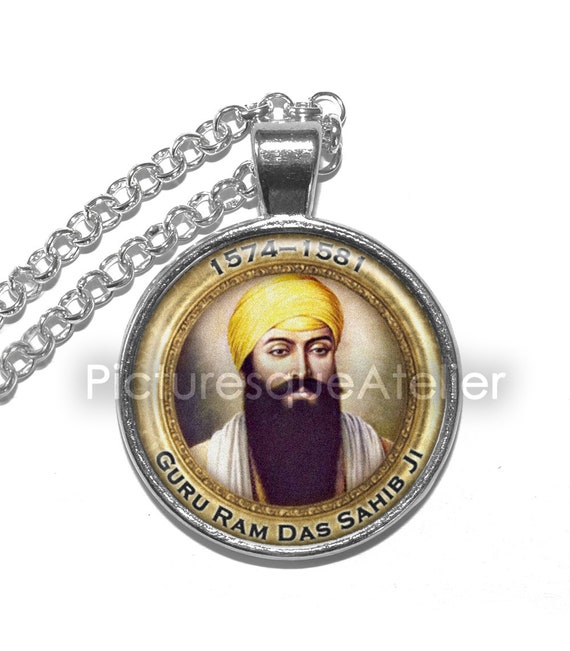 Buy Guru RAM DAS JI Necklace, Sikhism Guru, Sikh Jewelry