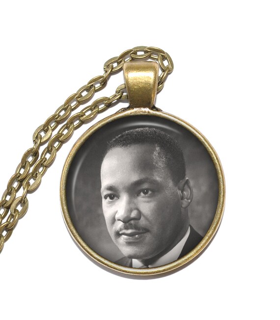 MARTIN LUTHER KING Jr. Necklace, American, Baptist, Minister