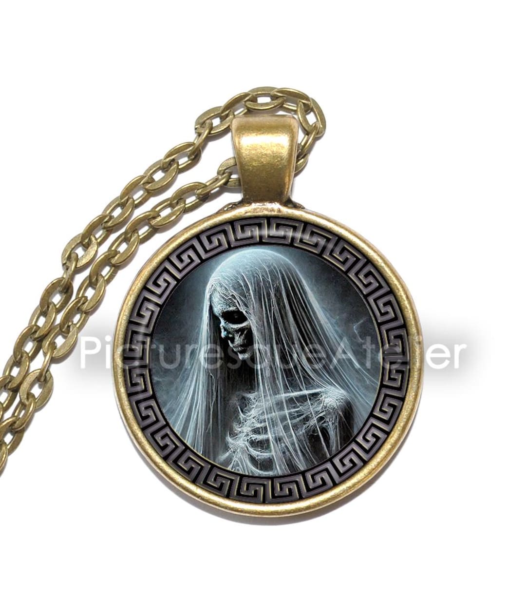 ACHLYS Necklace/keyring, Goddess of Misery, Goddess of Sorrow, Mist of ...