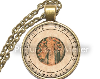 ABBÉ JULIO PENTACLE no 10, L'Ange de la Prière, The Angel of Prayer, Protection against Misfortune, Esotericism, Protection, Occultism