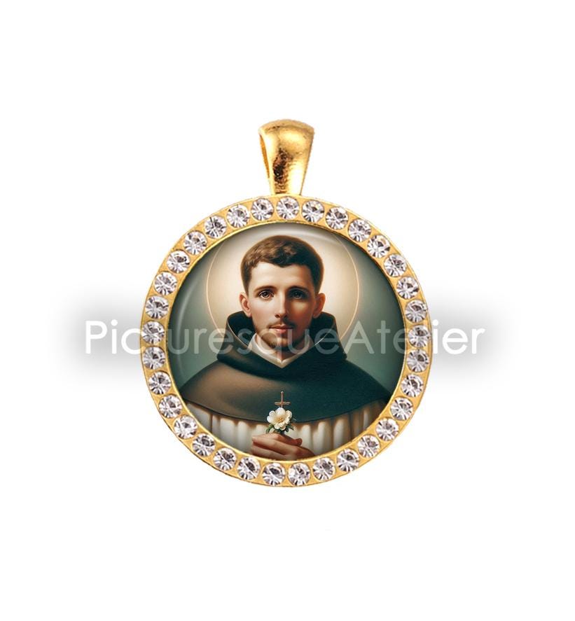 SAINT FRANCIS XAVIER Pendant, Patron Saint of Missionaries & Travelers ...