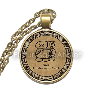 930 Silver Mayan Calendar Pendant Necklace Taxco Mexico A93878 – JK Silver